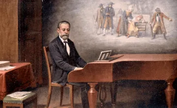 Pintura colorida de Bedrich Smetana
