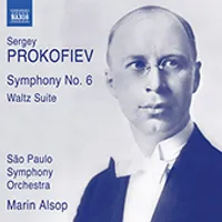 Capa do álbum com foto do Prokofiev ao fundo.